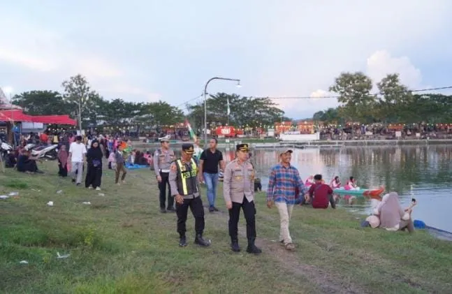 Kapolres Turun Langsung ke Lokasi Wisata, Pastikan Keamanan Libur Lebaran Tetap Kondusif
