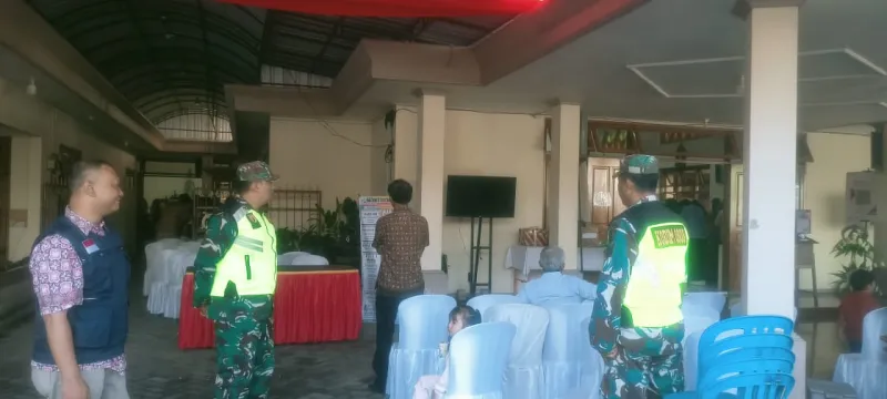 Babinsa Babadan Bersama Satgas Bela Kasih Amankan Ibadah Paskah 2026 di Gereja Katolik St. Petrus Paulus